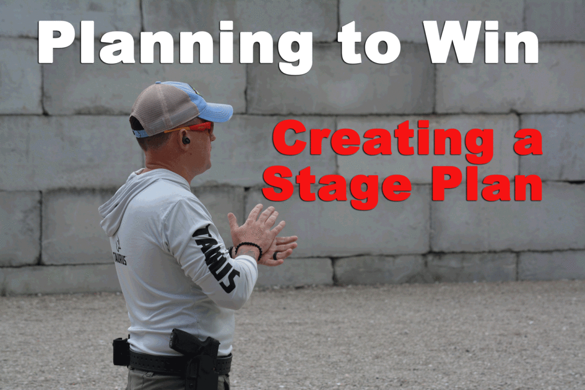 The author shooting a Bianchi Cup match and creating a plan for the stage