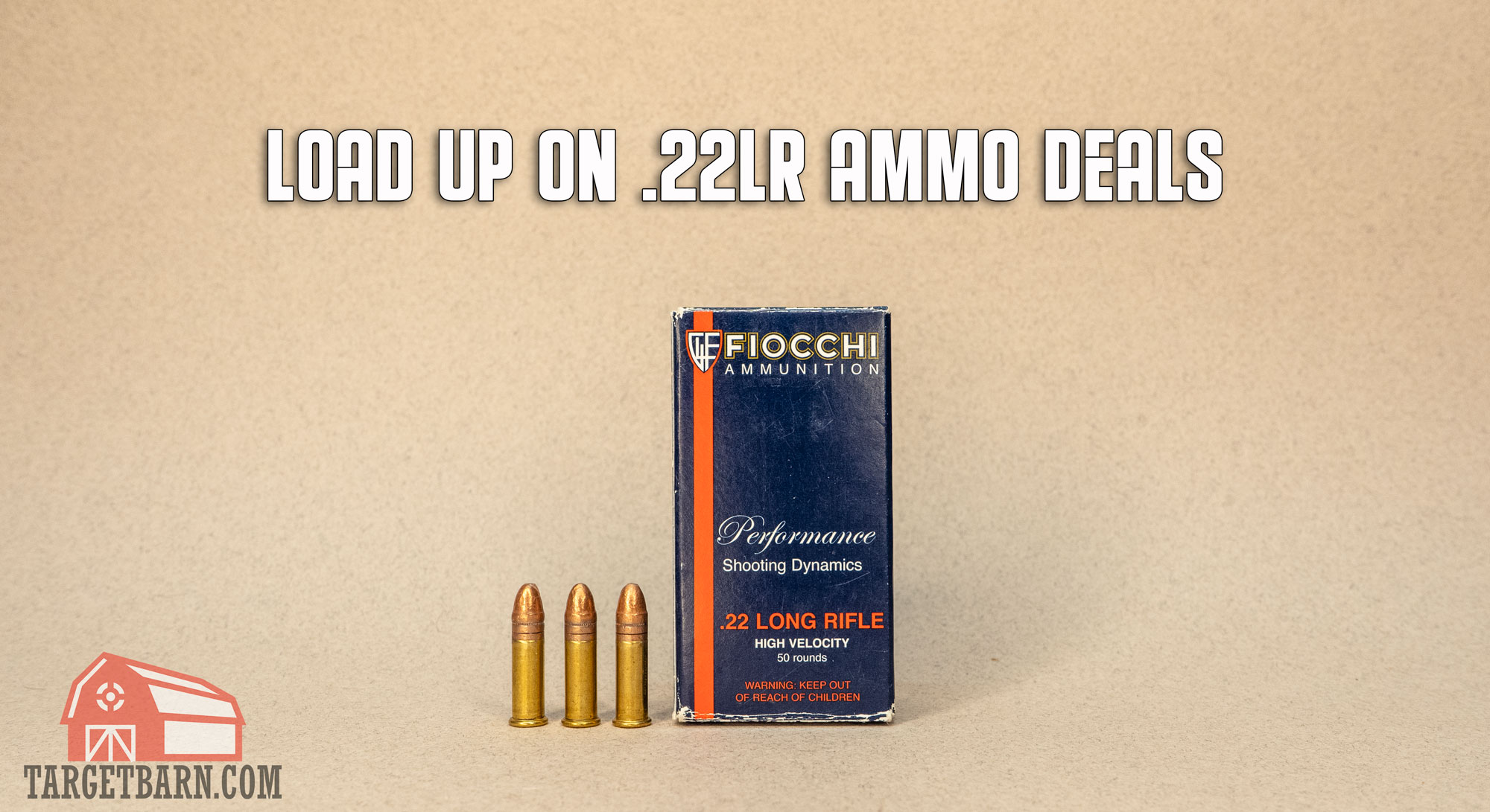three rounds and a box of 22lr