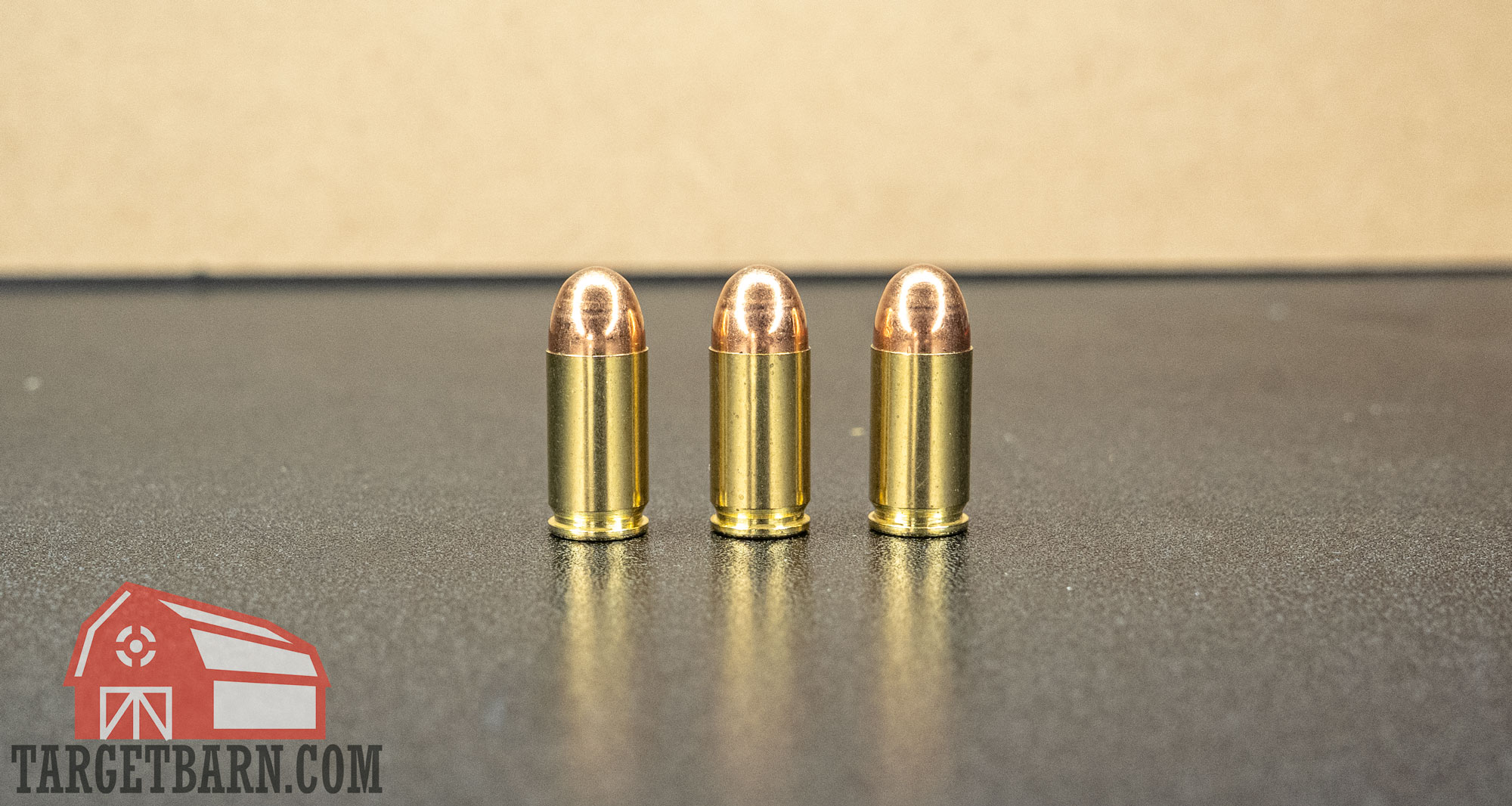 three rounds of 380 ammo