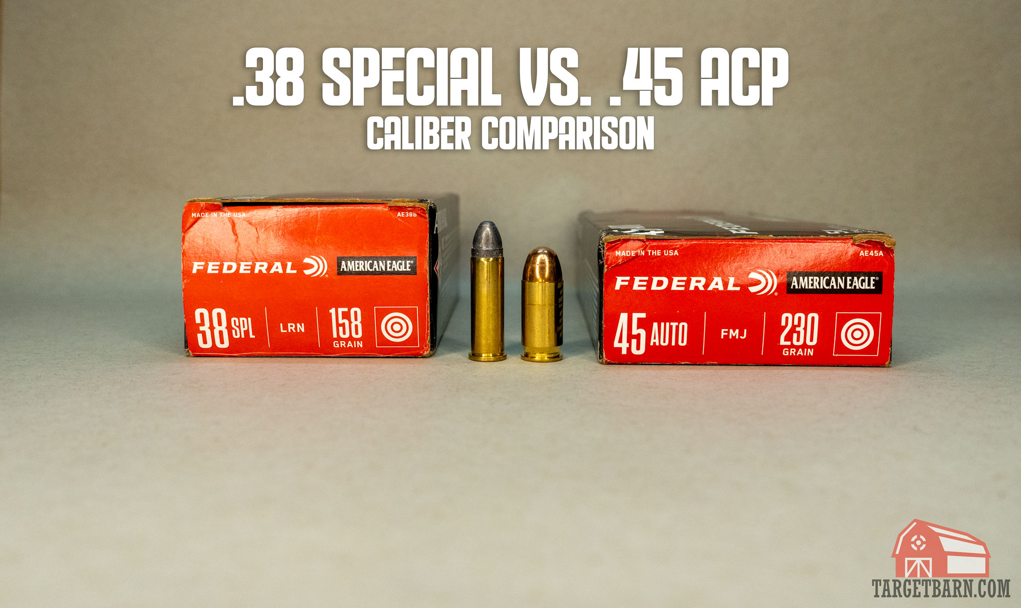  38 Special Vs 45 ACP Caliber Comparison The Broad Side