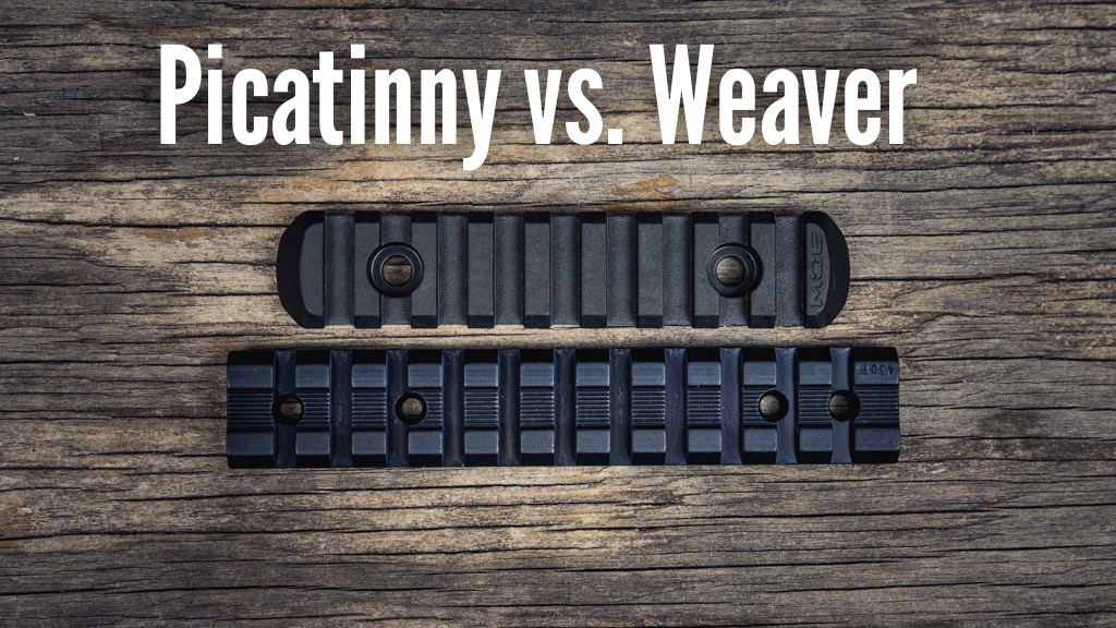 Rail Weaver / rail Picatinny : quelles différences ?