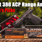 Best 380 ACP ammo options for the range on display with a 380 pistol
