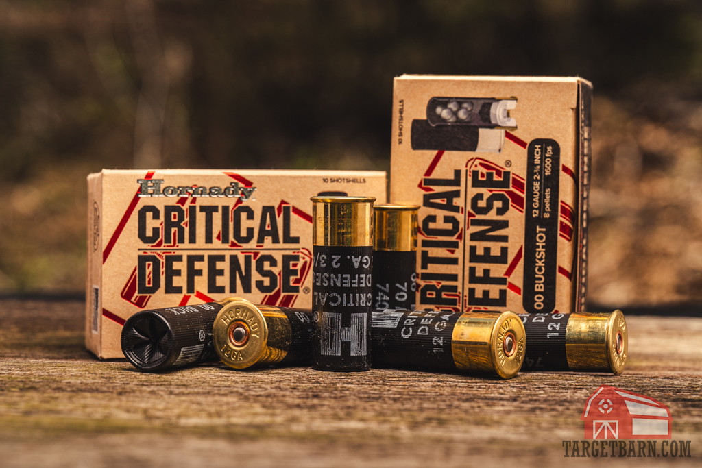 Hornady Critical Defense 12 gauge ammo Hornady Critical Defense 12 gauge ammo displayed