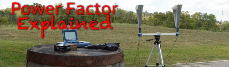 measuring power factor at a shooting range