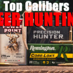 deer hunting ammo displayed at a shooting range