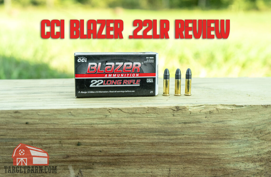 a box and three rounds of cci blazer 22lr