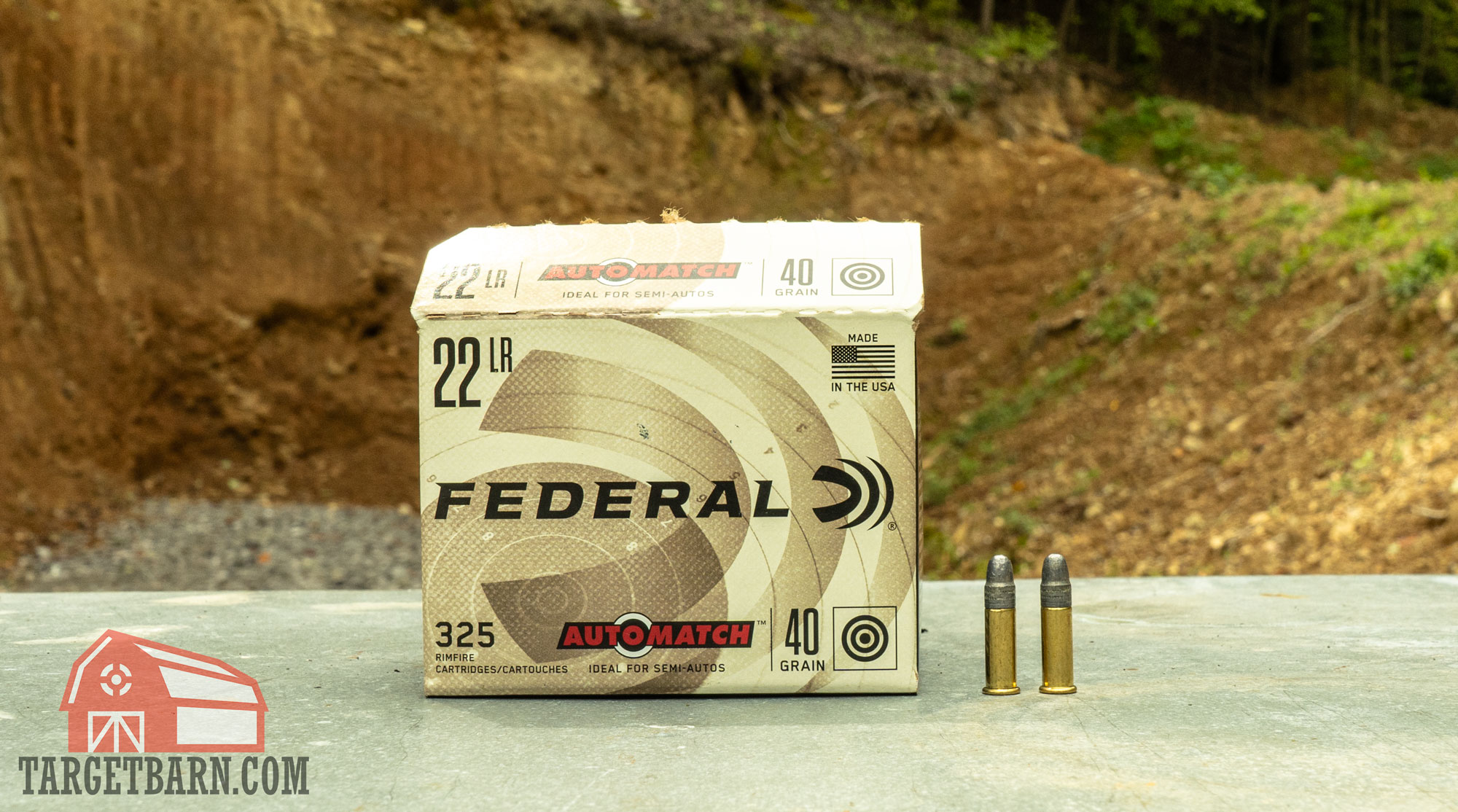 a box and two rounds of federal automatch at the range