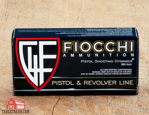 a box of fiocchi 380 range ammo