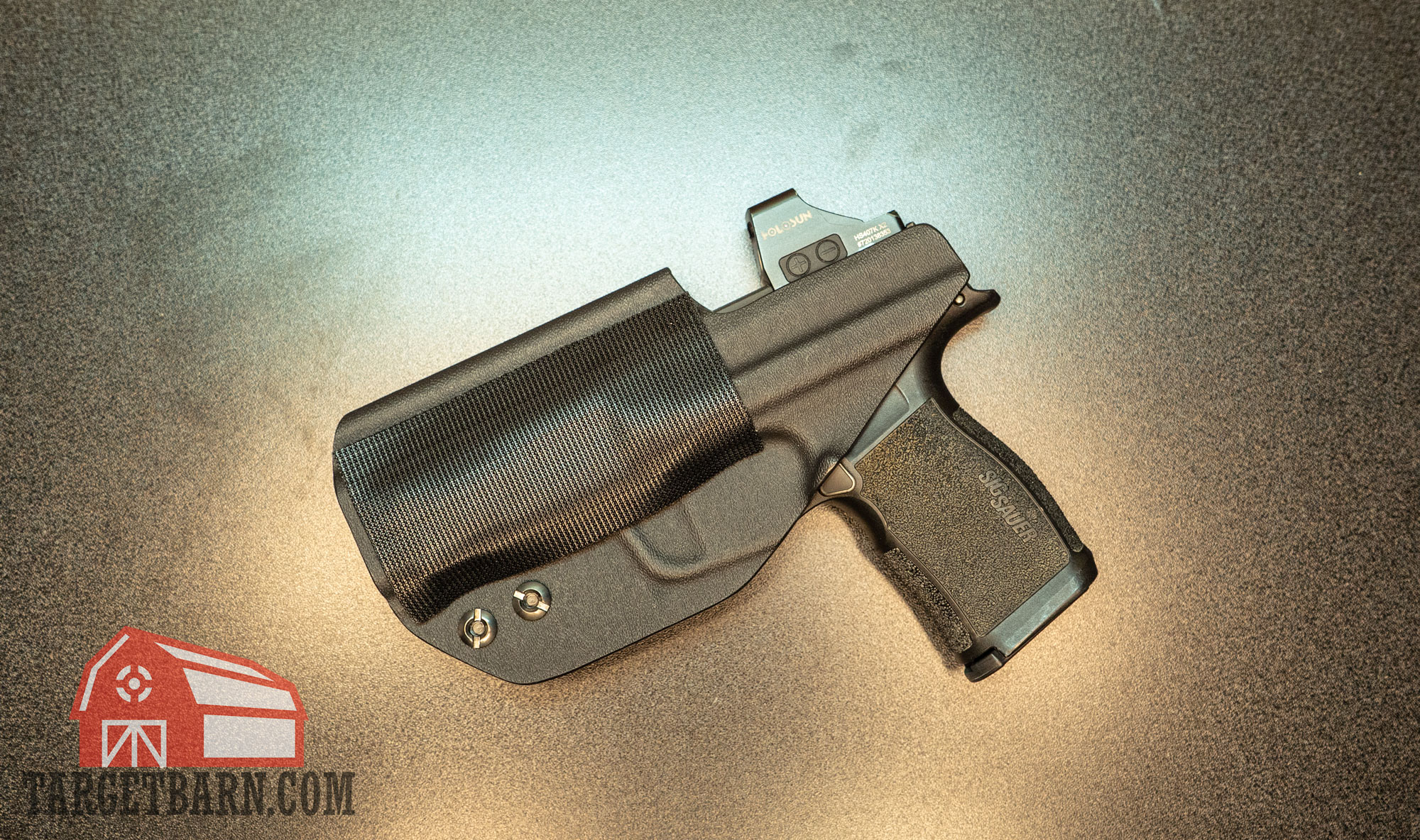 a fury carry solutions kydex holster with velcro attachment for a sig p365xl