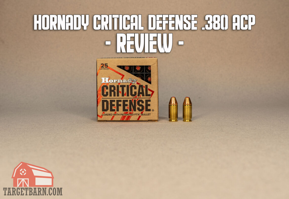 hornady critical defense .380 acp review