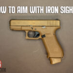 a glock pistol for how to aim with iron sights hero image
