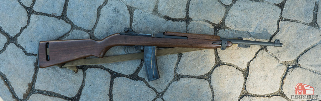 an m1 carbine with a magazine inserted