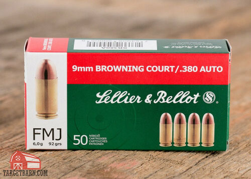 a box of sellier & bellot 380 ammo