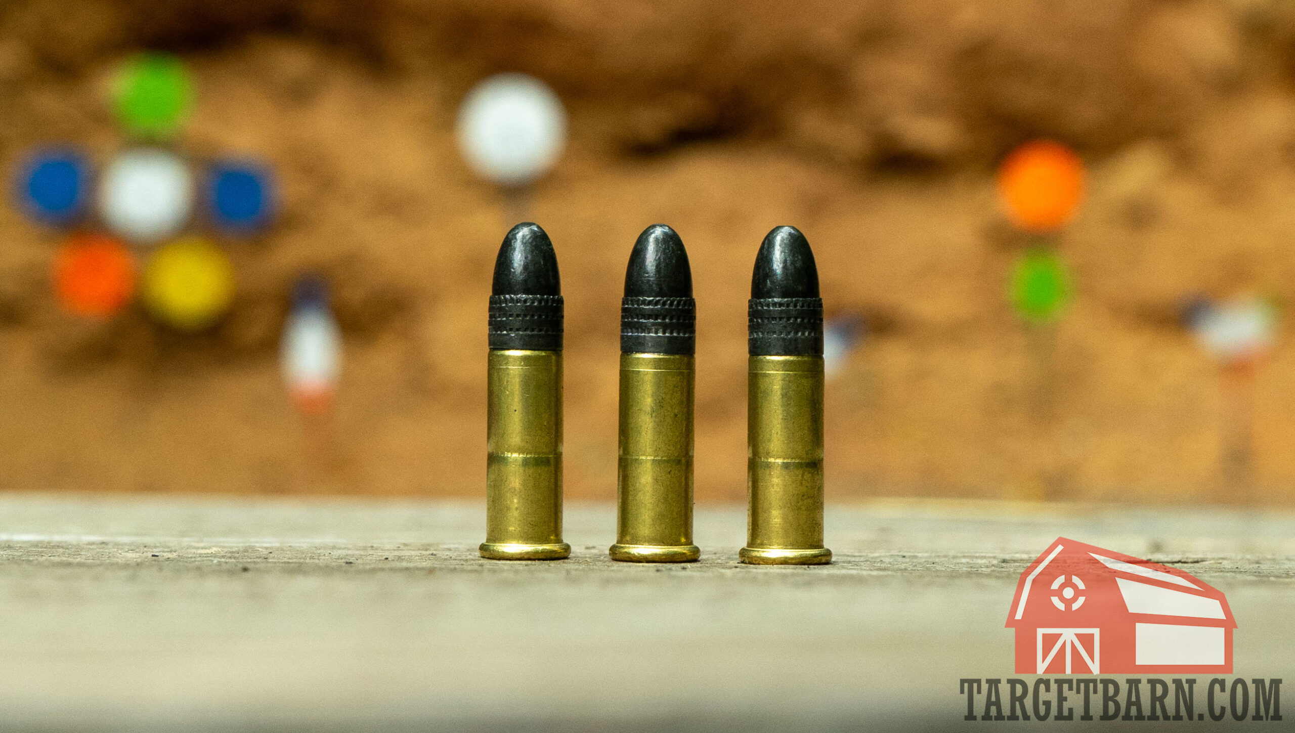 three rounds of remington thunderbolt 22lr at the range