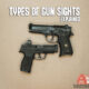 types of gun sights