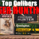 deer hunting ammo displayed at a shooting range